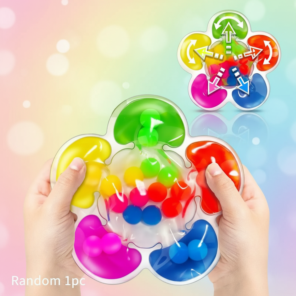 Squishy Bead Maze – Stymulujące zmysły i relaksujące – zabawki antystresowe