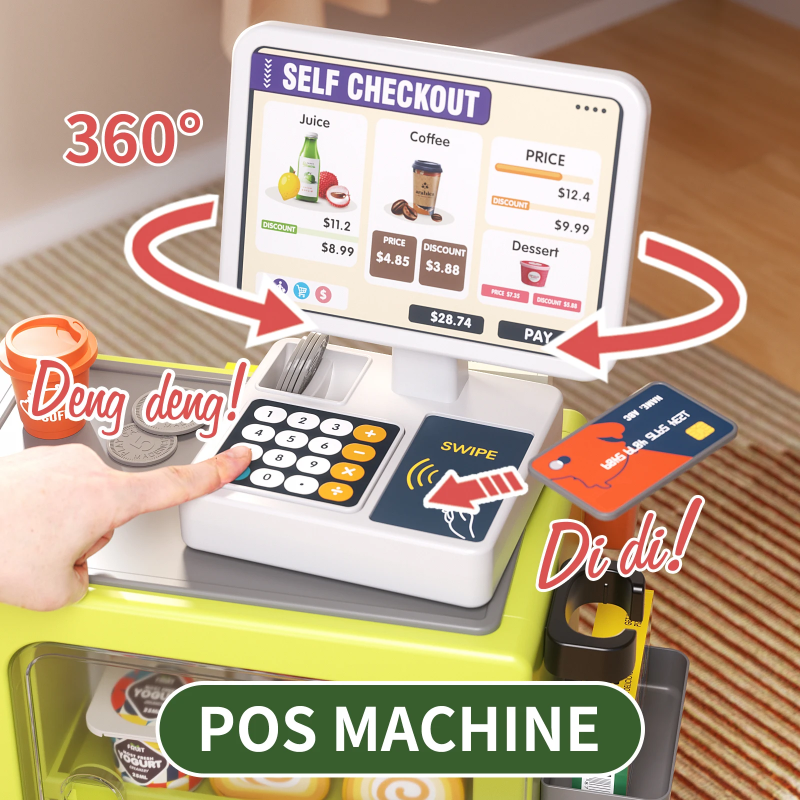 PlaySmart – Kreatywne i edukacyjne – zestaw do zabawy „Supermarket”