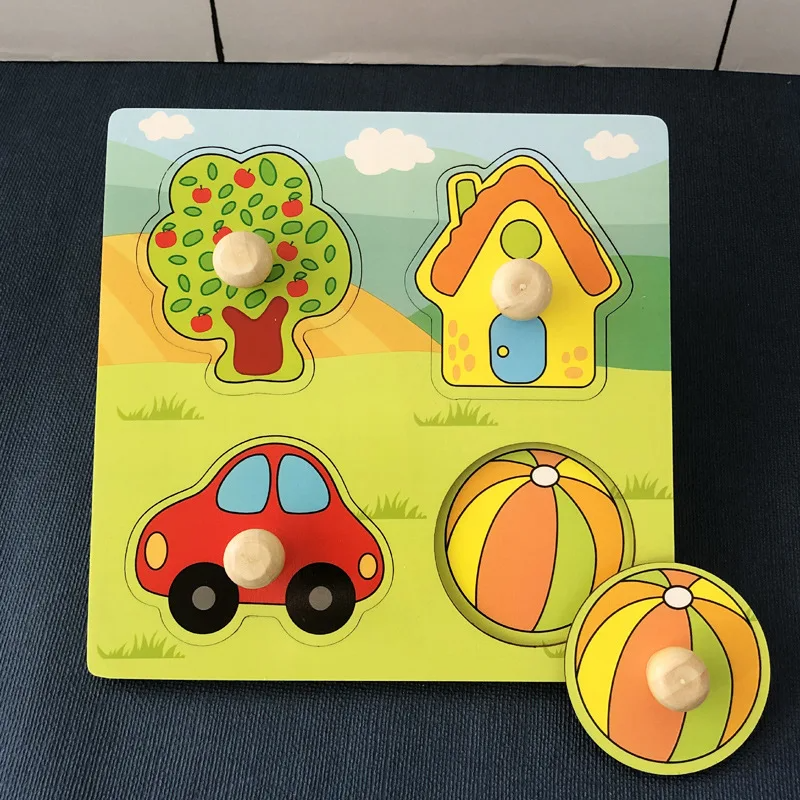 Clever Puzzle™ - Drewniana układanka dla dzieci - Drewniane puzzle