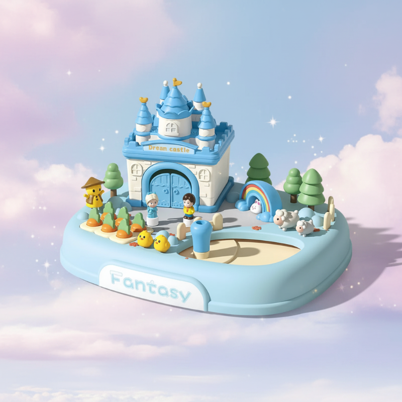 Magnetic Princess Castle – Kreatywne i magiczne – zestaw do zabawy z magnetycznym domkiem dla lalek