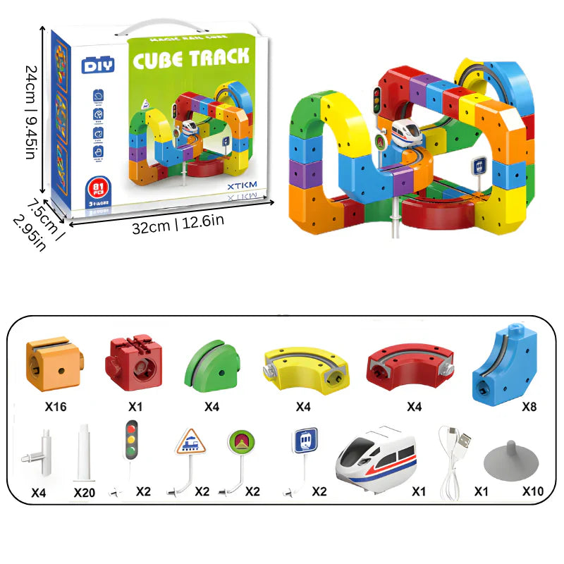 DIY Cube Track – Kreatywne i aktywne – Kreatywna kolejka DIY