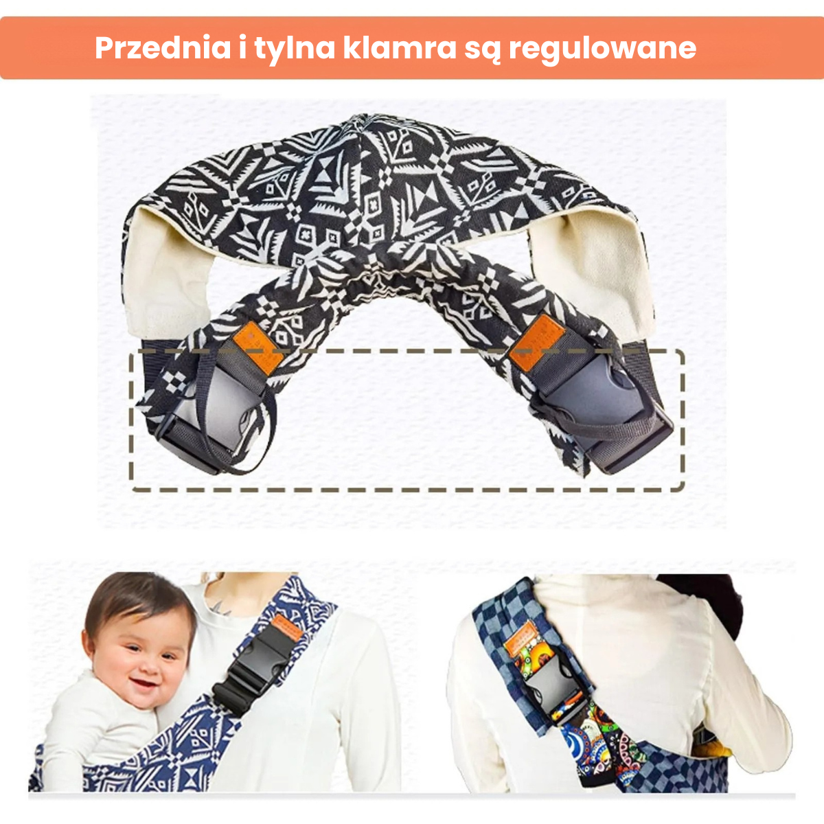 Baby Sling Carrier™ - Regulowane nosidełko dla dziecka - Akcesoria