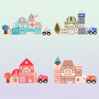 Thumbnail for BuildJoy – Edukacyjne i zabawne – Drewniane klocki budowlane w mieście