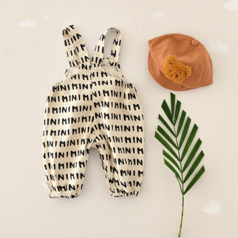 Striped Overall Romper – Miękkość i wygoda – kombinezon dziecięcy