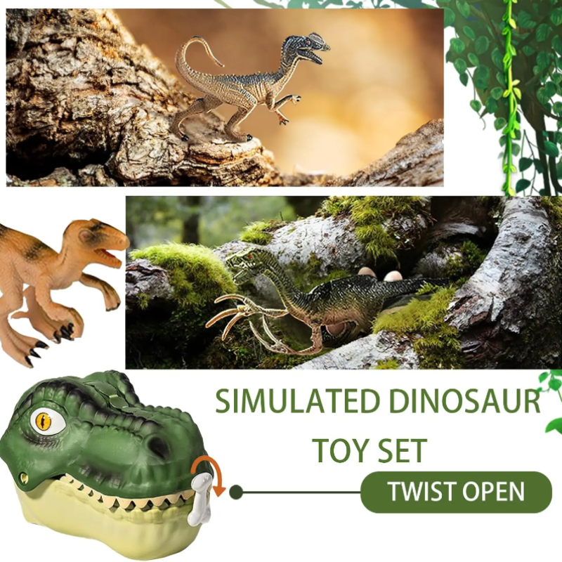 DinoWorld – Kreatywny i realistyczny – zestaw do zabawy „Głowa dinozaura”