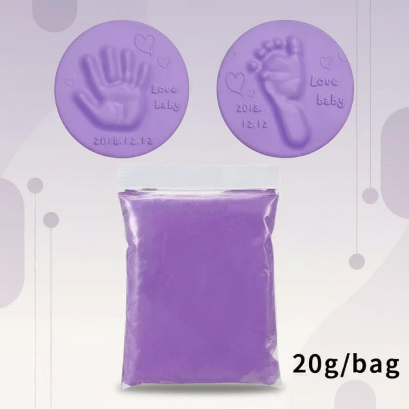 Baby Imprint Clay Kit – Wspomnienie i wyjątkowość – zestaw do odlewów z gliny