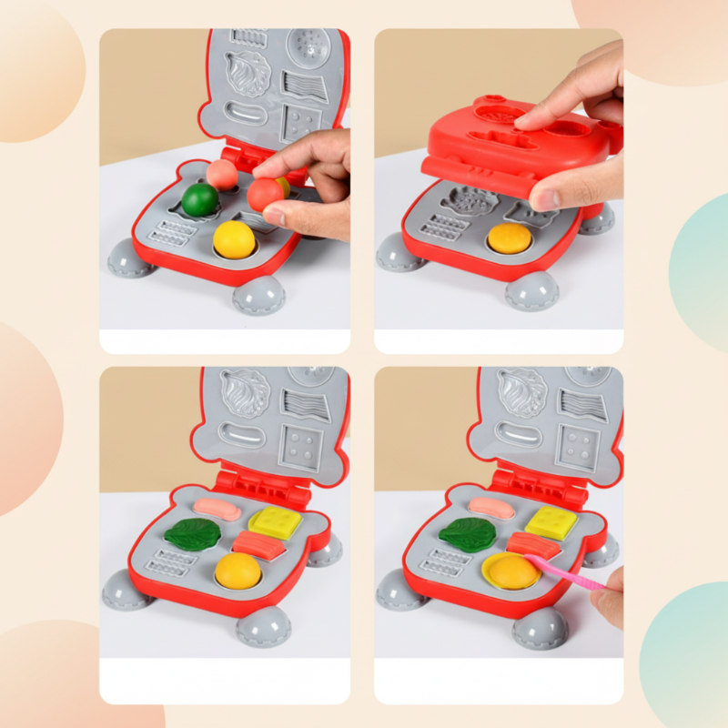 PlayDough Fun – Zabawne i kreatywne – Zestaw do zabawy z gliną DIY