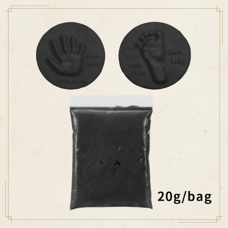 Baby Imprint Clay Kit – Wspomnienie i wyjątkowość – zestaw do odlewów z gliny