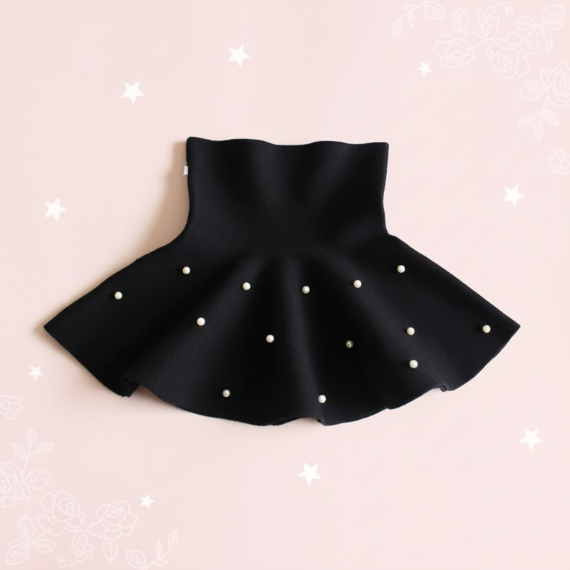 Girls Knitted Skirt – Komfort i styl – spódniczka dziecięca