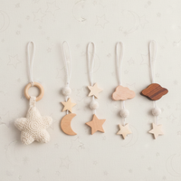 Thumbnail for Wooden Baby Rattle Toy – Rozwój zmysłów i bezpieczeństwo – Baby Gym