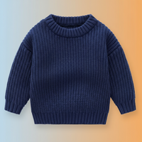 Thumbnail for PureSoft – Classic & Cozy - Solidny sweter z dzianiny