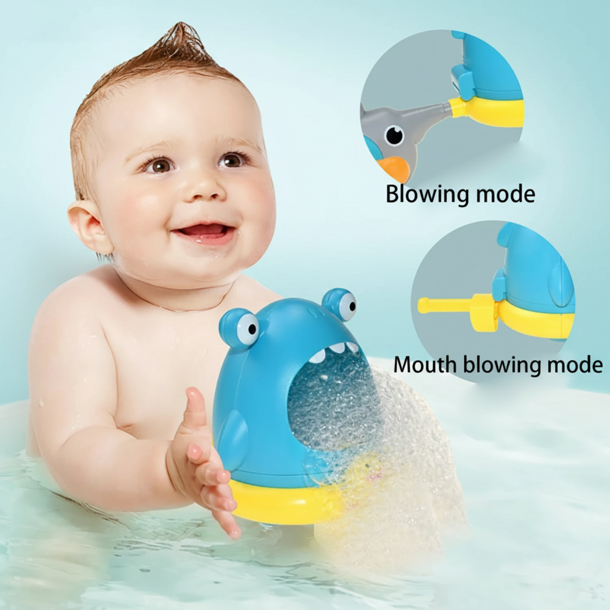 BubblePlay – Edukacyjne i zabawne – zabawka do kąpieli „Krab Bubbel”
