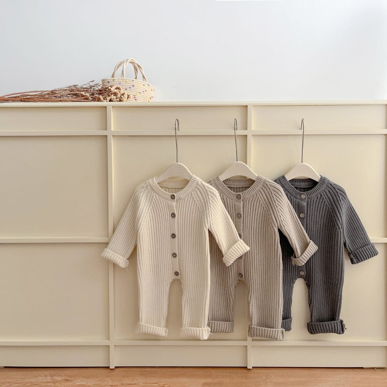 CozyCotton – Wygodny i stylowy - Romper z dzianiny