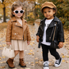 Girls Leather Jacket – Modna i stylowa – skórzana kurtka dla dzieci