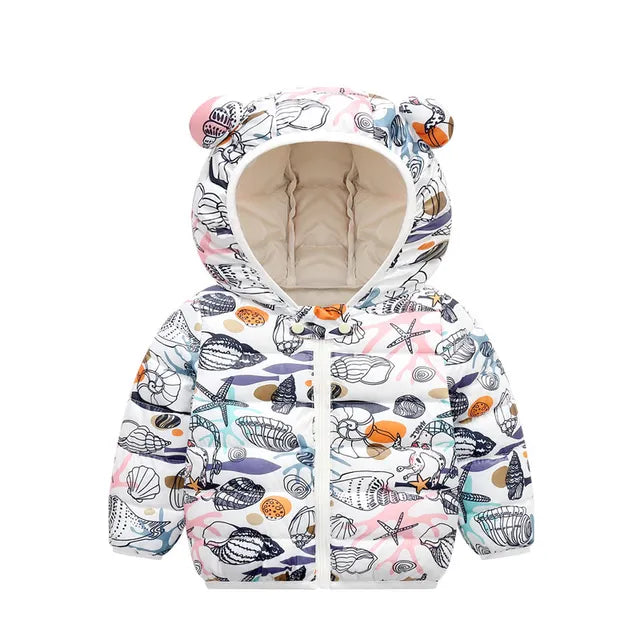 Mini Fashion™ - Kurteczka dziecięca z kapturem - Odzież dla dzieci