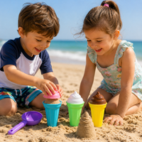 Thumbnail for BeachFun – Zabawa w piasku i kreatywność – zestaw do zabawy „Piasek, lody, łopatka”