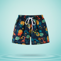 Thumbnail for Beach Shorts – Lekkie i zabawne – tropikalne kąpielówki dla dzieci