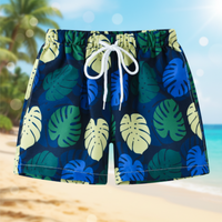 Thumbnail for Beach Shorts – Lekkie i zabawne – tropikalne kąpielówki dla dzieci