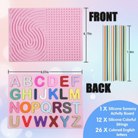 Thumbnail for BrainyKids – Edukacyjne i sensoryczne – silikonowa tablica z literami