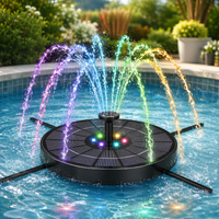 Thumbnail for Solar LED Fountain Toy – Zabawne i interaktywne – fontanna z zabawkami wodnymi