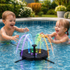 Solar LED Fountain Toy – Zabawne i interaktywne – fontanna z zabawkami wodnymi