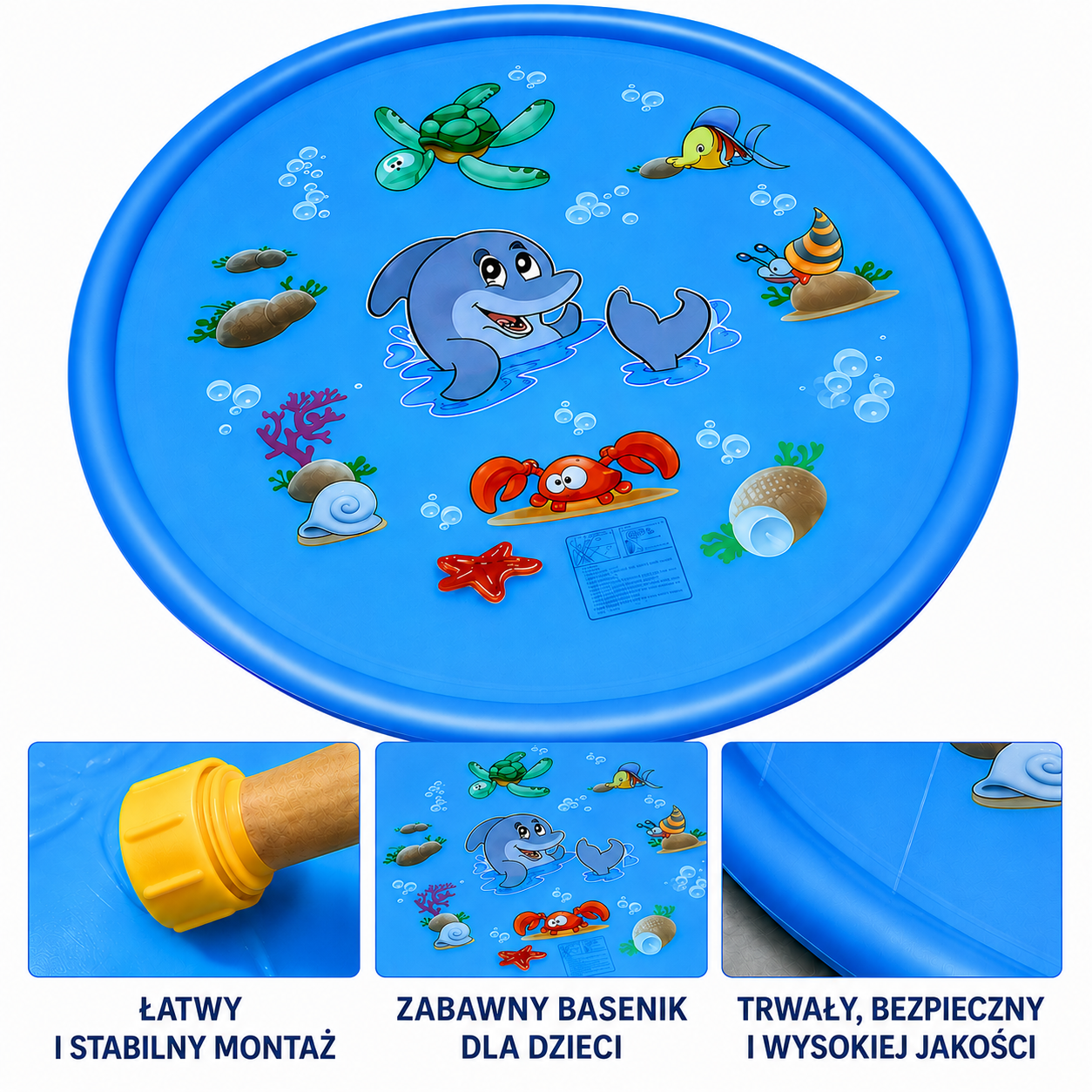 Water Fun Pad™ – Impreza letnia Trawnik - Fontanna Basen z wodą