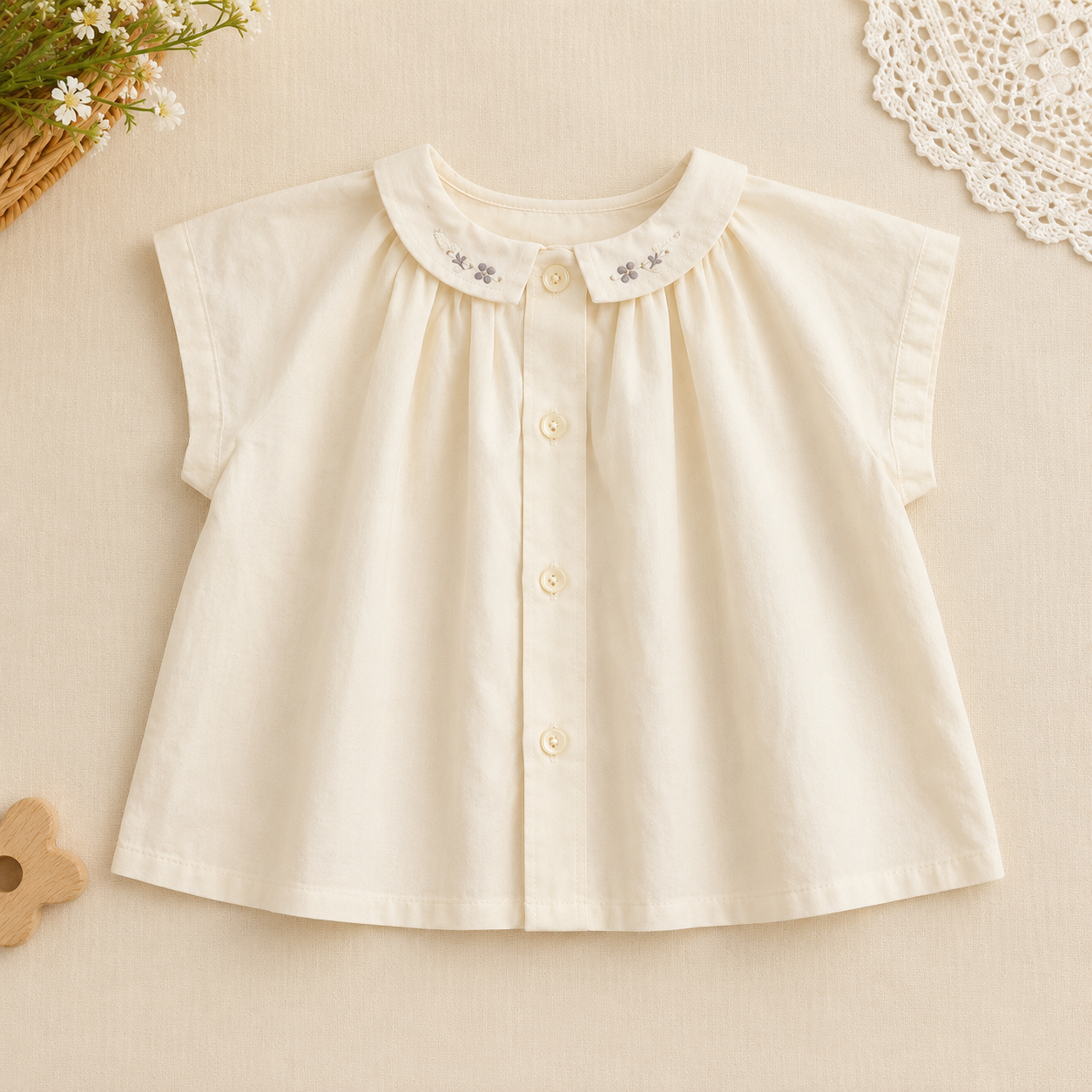 Girls Summer Fashion Top – Lekka i wygodna – bluzka dla dziewczynek w stylu vintage