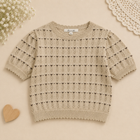 Thumbnail for Girls Summer Fashion Top – Lekka i wygodna – bluzka dla dziewczynek w stylu vintage