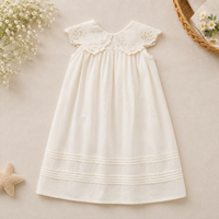 Thumbnail for Lace Stitching Dress – Elegancja i wygoda – koronki i hafty