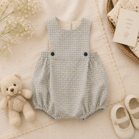 Thumbnail for Vintage Rompers – Ponadczasowy i miękki – kombinezon dla niemowląt