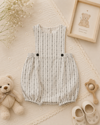 Thumbnail for Vintage Rompers – Ponadczasowy i miękki – kombinezon dla niemowląt
