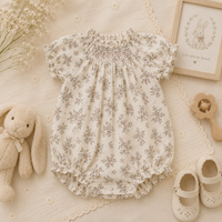 Thumbnail for Vintage Rompers – Ponadczasowy i miękki – kombinezon dla niemowląt