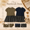 Plaid Patchwork Dress – Modna i zwiewna – sukienka w kratkę