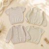 Knit Top & Cardigan – Miękkie i wygodne – sweter i kamizelka z dzianiny