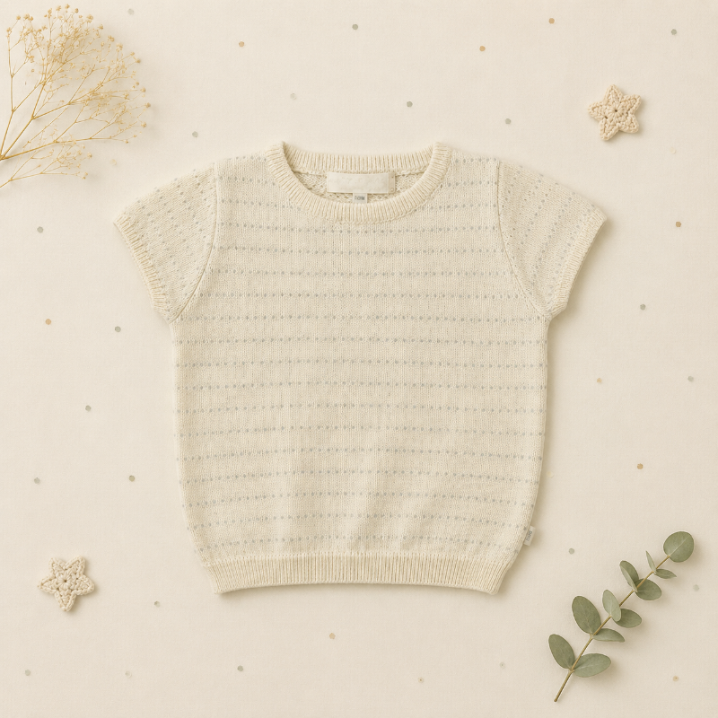 Knit Top & Cardigan – Miękkie i wygodne – sweter i kamizelka z dzianiny