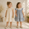 Princess Dress – Stylowa i wygodna – sukienka z haftowanym kołnierzem