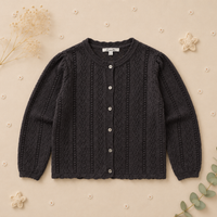 Thumbnail for Buttoned Cardigan – Miękka i wygodna – dziecięca kamizelka z dzianiny