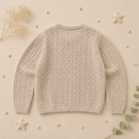 Thumbnail for Buttoned Cardigan – Miękka i wygodna – dziecięca kamizelka z dzianiny