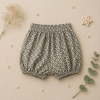 Thumbnail for Matching Set – Wygodne i z nadrukiem stokrotek – bloomerki, spódniczka i bluzka