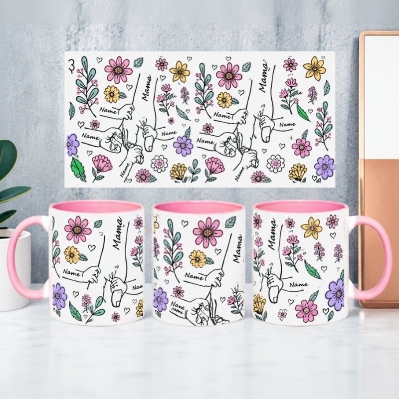 Personalized Kids Name Mug – Wyjątkowy prezent na Dzień Matki – spersonalizowany kubek