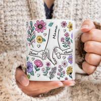 Thumbnail for Personalized Kids Name Mug – Wyjątkowy prezent na Dzień Matki – spersonalizowany kubek