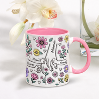Thumbnail for Personalized Kids Name Mug – Wyjątkowy prezent na Dzień Matki – spersonalizowany kubek
