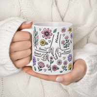 Thumbnail for Personalized Kids Name Mug – Wyjątkowy prezent na Dzień Matki – spersonalizowany kubek