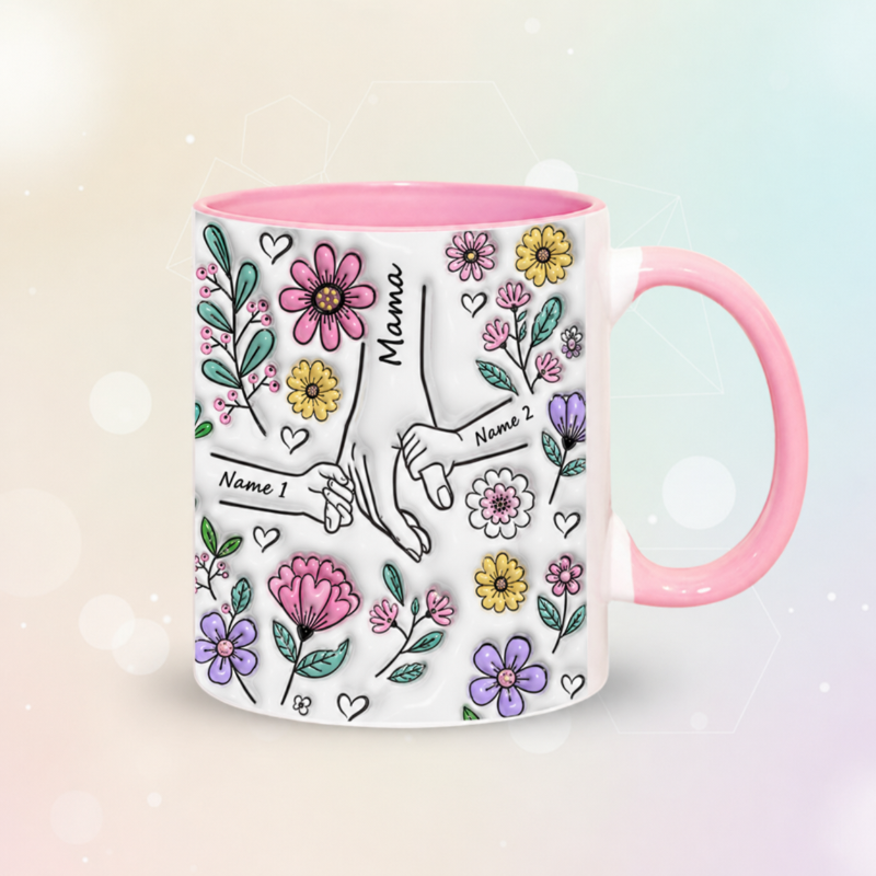 Personalized Kids Name Mug – Wyjątkowy prezent na Dzień Matki – spersonalizowany kubek