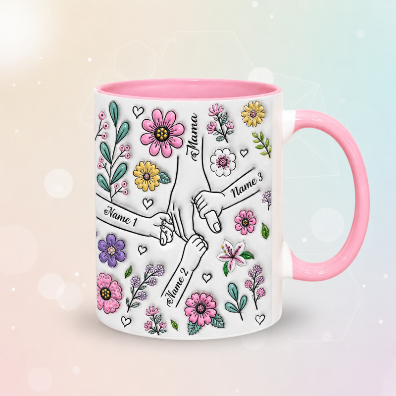 Personalized Kids Name Mug – Wyjątkowy prezent na Dzień Matki – spersonalizowany kubek