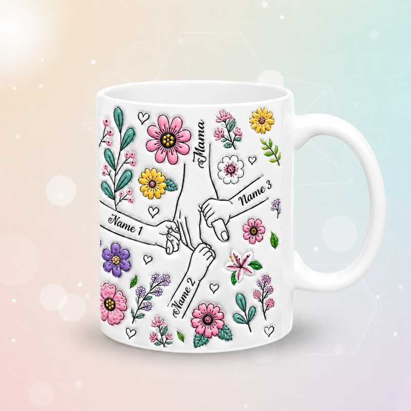 Personalized Kids Name Mug – Wyjątkowy prezent na Dzień Matki – spersonalizowany kubek