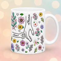Thumbnail for Personalized Kids Name Mug – Wyjątkowy prezent na Dzień Matki – spersonalizowany kubek