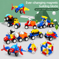 Thumbnail for Magnetic Cars™ – Magnetyczna zabawa w budowanie - zestaw magnetycznych pojazdów