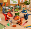 Dinosaur Stationery Toy – Kreatywny i edukacyjny – zestaw biurkowy 5 w 1
