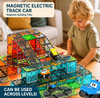 Magnetic Road Blocks – Kreatywne i edukacyjne – zestaw do budowania „Magnetyczne drogi”